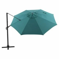 BAUHAUS Sunfun Melina Schirmbezug Grün, Durchmesser: 400 Cm, Passend Für: Sunfun Ampelschirmgestell Melina Ø 400 Cm