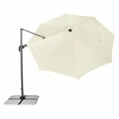 BAUHAUS Derby Ravenna Pendelschirm AX Natur, Durchmesser: 316 Cm -Sonnenschirme Verkaufsgeschäft 12 1026