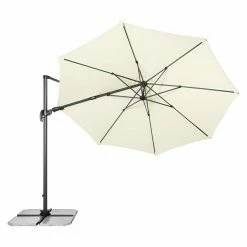 BAUHAUS Derby Ravenna Pendelschirm AX Natur, Durchmesser: 316 Cm -Sonnenschirme Verkaufsgeschäft 12 1027