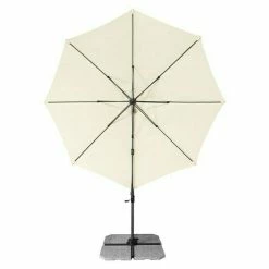 BAUHAUS Derby Ravenna Pendelschirm AX Natur, Durchmesser: 316 Cm -Sonnenschirme Verkaufsgeschäft 12 1028