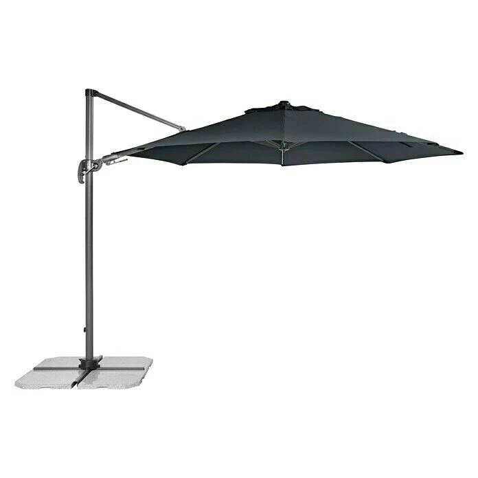 BAUHAUS Derby Ravenna Pendelschirm AX Anthrazit, Durchmesser: 316 Cm 3 BAUHAUS Derby Ravenna Pendelschirm AX Anthrazit, Durchmesser: 316 Cm