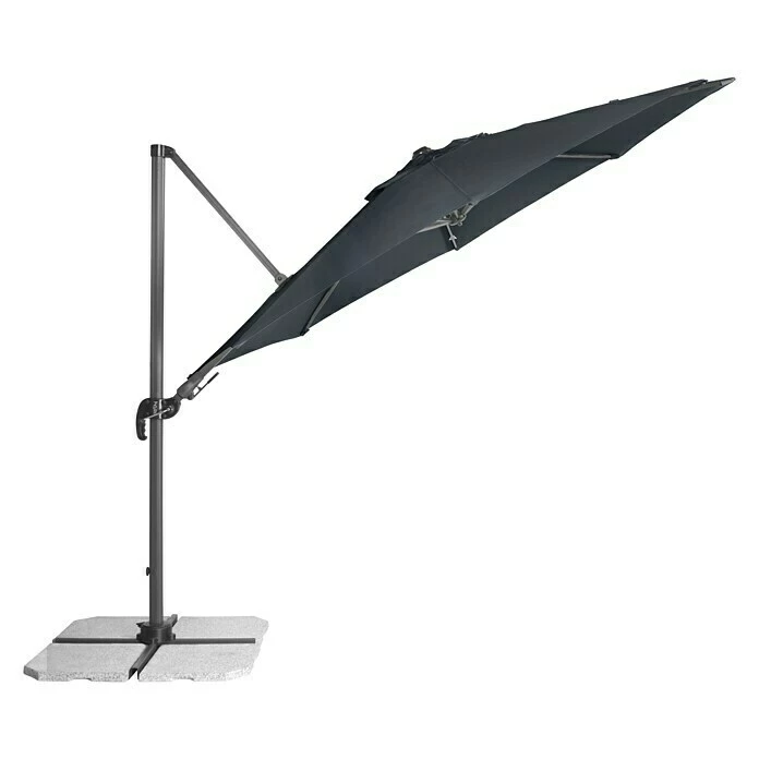 BAUHAUS Derby Ravenna Pendelschirm AX Anthrazit, Durchmesser: 316 Cm 4 BAUHAUS Derby Ravenna Pendelschirm AX Anthrazit, Durchmesser: 316 Cm – Bild 2