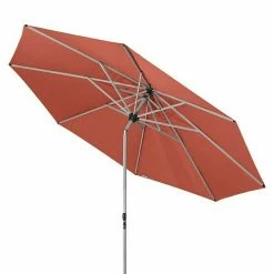 BAUHAUS Doppler Sonnenschirm Active Teleskop Terracotta, Durchmesser: 333 Cm -Sonnenschirme Verkaufsgeschäft 12 1066