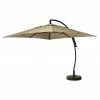 BAUHAUS Ampelschirm Mit Schirmständer Taupe, 320 X 320 X 305 Cm
