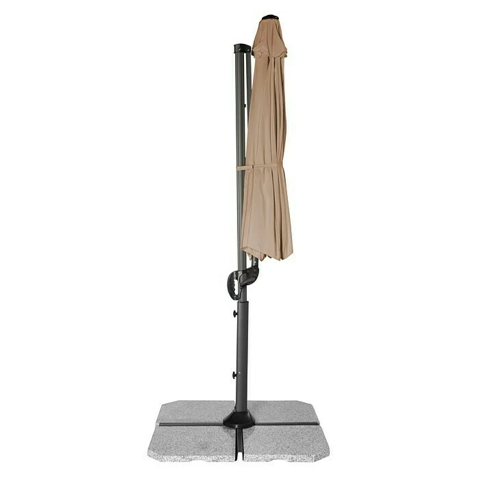 BAUHAUS Derby Ravenna Pendelschirm Smart Greige, Durchmesser: 293 Cm 7 BAUHAUS Derby Ravenna Pendelschirm Smart Greige, Durchmesser: 293 Cm – Bild 5