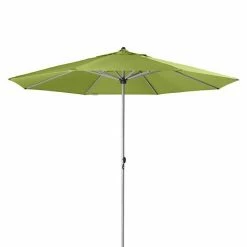 BAUHAUS Doppler Sonnenschirm Active Teleskop Fresh Green, Durchmesser: 333 Cm