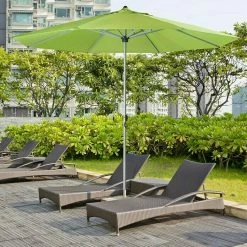 BAUHAUS Doppler Sonnenschirm Active Teleskop Fresh Green, Durchmesser: 333 Cm -Sonnenschirme Verkaufsgeschäft 12 1099