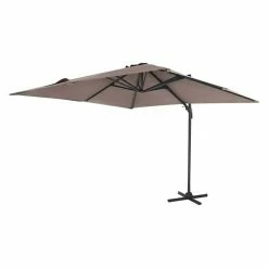 BAUHAUS Siena Garden Ampelschirm California N+ Taupe, L X B: 300 X 300 Cm