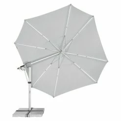 BAUHAUS Doppler Protect Schirmbezug Hellgrau, 400 Cm