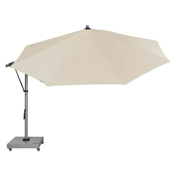 BAUHAUS Doppler Expert Pendelschirm Natur, 350 Cm 5 BAUHAUS Doppler Expert Pendelschirm Natur, 350 Cm – Bild 3