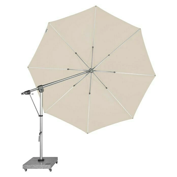 BAUHAUS Doppler Expert Pendelschirm Natur, 350 Cm 7 BAUHAUS Doppler Expert Pendelschirm Natur, 350 Cm – Bild 5