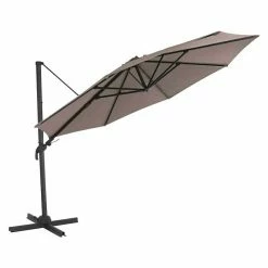 BAUHAUS Siena Garden Ampelschirm California N+ Taupe, Durchmesser: 350 Cm -Sonnenschirme Verkaufsgeschäft 12 1154