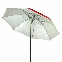 BAUHAUS Derby Sonnenschirm Windprofi Rot, Durchmesser: 200 Cm -Sonnenschirme Verkaufsgeschäft 12 116