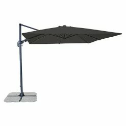 BAUHAUS Derby Ravenna Pendelschirm AX Anthrazit, L X B: 268 X 268 Cm