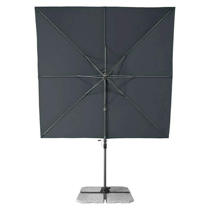 BAUHAUS Derby Ravenna Pendelschirm AX Anthrazit, L X B: 268 X 268 Cm 5 BAUHAUS Derby Ravenna Pendelschirm AX Anthrazit, L X B: 268 X 268 Cm – Bild 3