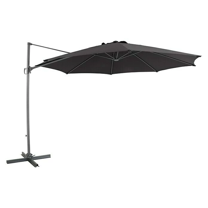 BAUHAUS Sunfun Ampelschirm Florenz Anthrazit, Durchmesser: 350 Cm 4 BAUHAUS Sunfun Ampelschirm Florenz Anthrazit, Durchmesser: 350 Cm – Bild 2