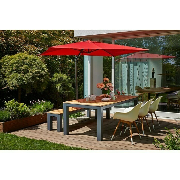 BAUHAUS Sunfun Ampelschirm Florenz Chili, 200 X 250 Cm 8 BAUHAUS Sunfun Ampelschirm Florenz Chili, 200 X 250 Cm – Bild 6