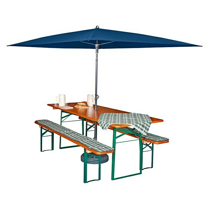 BAUHAUS Doppler Sonnenschirm Sunline Waterproof Dunkelblau, 230 X 190 Cm 4 BAUHAUS Doppler Sonnenschirm Sunline Waterproof Dunkelblau, 230 X 190 Cm – Bild 2