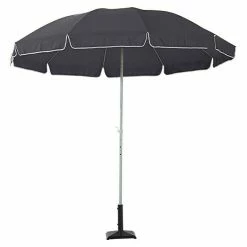 BAUHAUS Sunfun Balkonschirm Provence II Anthrazit, Durchmesser: 200 Cm