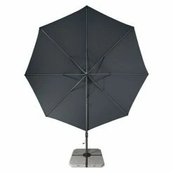 BAUHAUS Derby Ravenna Pendelschirm Anthrazit, Durchmesser: 392 Cm -Sonnenschirme Verkaufsgeschäft 12 1236