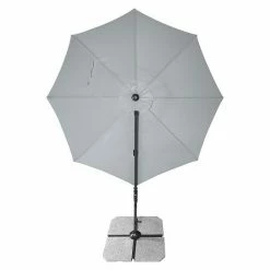 BAUHAUS Derby Ravenna Pendelschirm Smart Hellgrau, Durchmesser: 293 Cm -Sonnenschirme Verkaufsgeschäft 12 1251