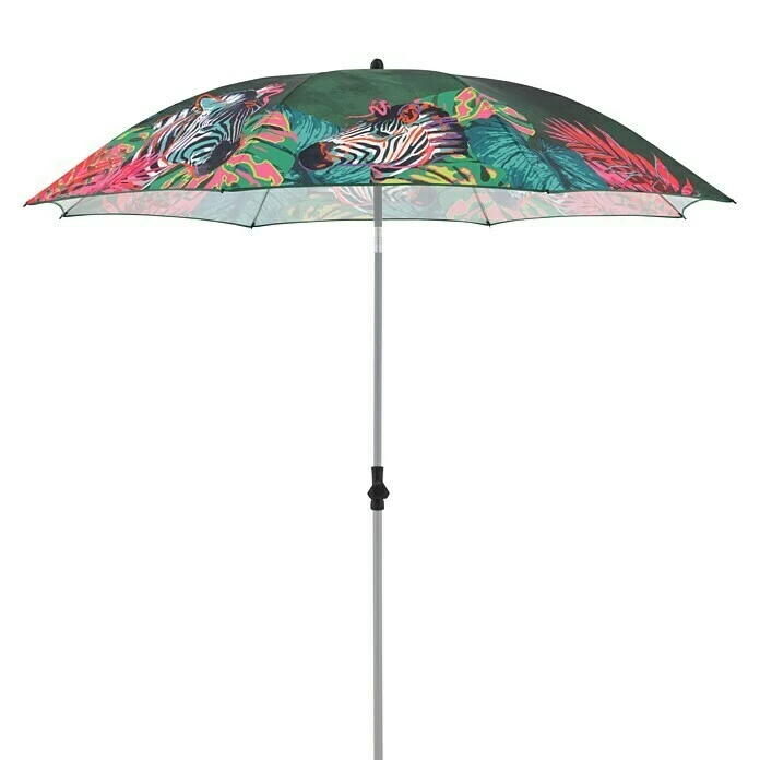 BAUHAUS Doppler Sonnenschirm Basic Zebra Design, Durchmesser: 200 Cm 5 BAUHAUS Doppler Sonnenschirm Basic Zebra Design, Durchmesser: 200 Cm – Bild 3