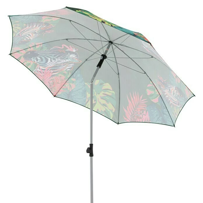 BAUHAUS Doppler Sonnenschirm Basic Zebra Design, Durchmesser: 200 Cm 6 BAUHAUS Doppler Sonnenschirm Basic Zebra Design, Durchmesser: 200 Cm – Bild 4