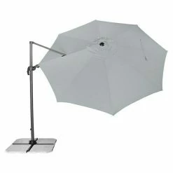 BAUHAUS Derby Ravenna Pendelschirm AX Hellgrau, Durchmesser: 316 Cm -Sonnenschirme Verkaufsgeschäft 12 1290