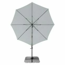 BAUHAUS Derby Ravenna Pendelschirm AX Hellgrau, Durchmesser: 316 Cm -Sonnenschirme Verkaufsgeschäft 12 1292