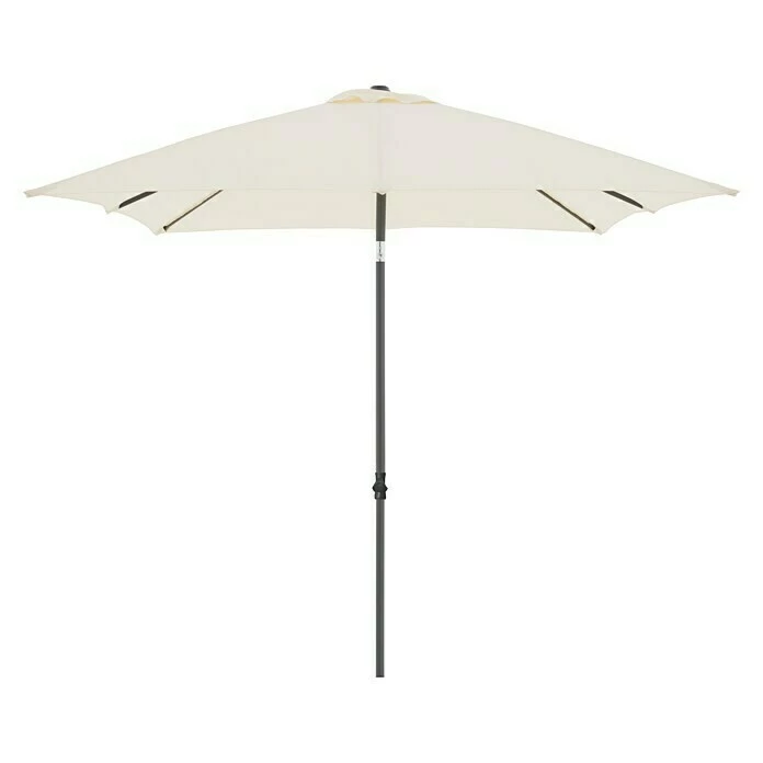 BAUHAUS Derby Sonnenschirm Push Up Basic Natur, 210 X 210 Cm 3 BAUHAUS Derby Sonnenschirm Push Up Basic Natur, 210 X 210 Cm