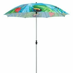 BAUHAUS Doppler Sonnenschirm Basic Flamingo Design, Durchmesser: 200 Cm -Sonnenschirme Verkaufsgeschäft 12 1334