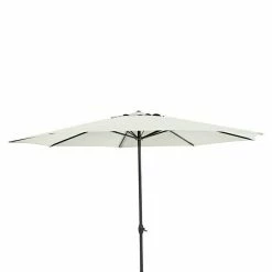 BAUHAUS Sunfun Marktschirm Trentino II Natur, Durchmesser: 400 Cm