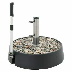 BAUHAUS Doppler Expert Abdeckplatte Easy Move Kieselstein, Passend Für: Doppler Expert Granitschirmständer Easy Move -Sonnenschirme Verkaufsgeschäft 12 1353