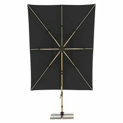 BAUHAUS Doppler Alu Wood Pendelschirm Ultra XL Anthrazit, 300 X 400 Cm -Sonnenschirme Verkaufsgeschäft 12 1362