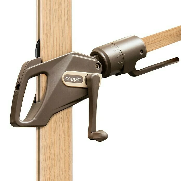 BAUHAUS Doppler Alu Wood Ampelschirm AX Ultra Greige, 300 X 220 Cm 8 BAUHAUS Doppler Alu Wood Ampelschirm AX Ultra Greige, 300 X 220 Cm – Bild 6