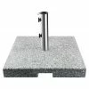 BAUHAUS Sunfun Granitschirmständer Korinth 60 Kg, 50 X 50 Cm -Sonnenschirme Verkaufsgeschäft 12 1390
