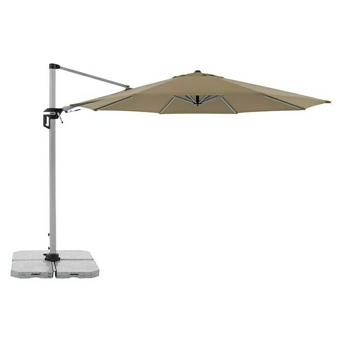 BAUHAUS Doppler Active Pendelschirm Greige, 370 Cm 3 BAUHAUS Doppler Active Pendelschirm Greige, 370 Cm