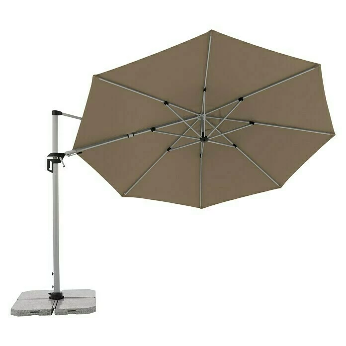 BAUHAUS Doppler Active Pendelschirm Greige, 370 Cm 4 BAUHAUS Doppler Active Pendelschirm Greige, 370 Cm – Bild 2