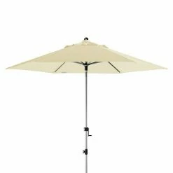 BAUHAUS Doppler Expert Kurbelschirm Auto Tilt Natur, Durchmesser: 280 Cm