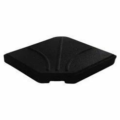 BAUHAUS Siena Garden Beschwerplatte Quadro L X B X H: 47 X 47 X 5,5 Cm, Schwarz, Beton