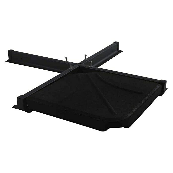 BAUHAUS Siena Garden Beschwerplatte Quadro L X B X H: 47 X 47 X 5,5 Cm, Schwarz, Beton 4 BAUHAUS Siena Garden Beschwerplatte Quadro L X B X H: 47 X 47 X 5,5 Cm, Schwarz, Beton – Bild 2