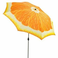 BAUHAUS Doppler Sonnenschirm Basic Orangen Design, Durchmesser: 200 Cm