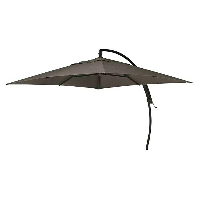 BAUHAUS Ampelschirm Mit Schirmständer Grau, 320 X 320 X 305 Cm 4 BAUHAUS Ampelschirm Mit Schirmständer Grau, 320 X 320 X 305 Cm – Bild 2