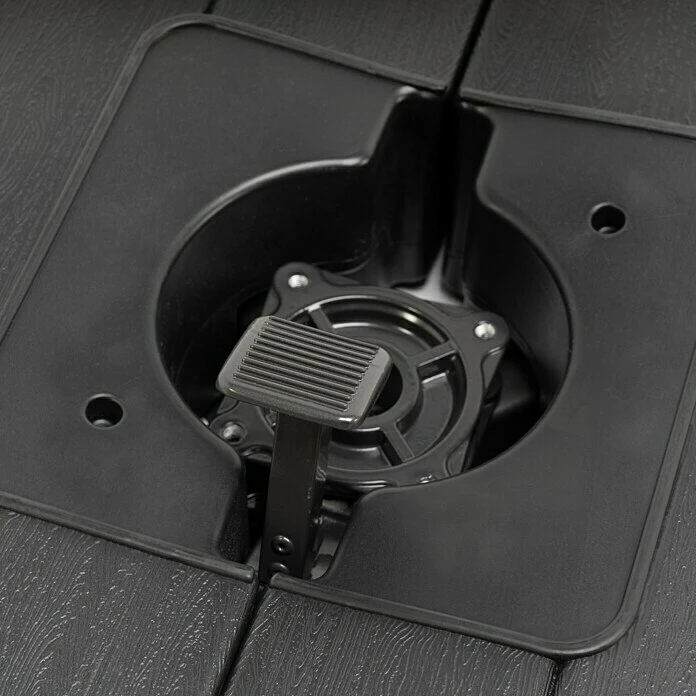 BAUHAUS Sunfun Schirmständer L X B X H: 98 X 98 X 15,5 Cm, Anthrazit 7 BAUHAUS Sunfun Schirmständer L X B X H: 98 X 98 X 15,5 Cm, Anthrazit – Bild 5