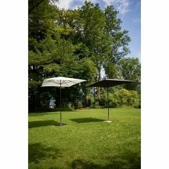 BAUHAUS Sunfun Marktschirm Venetien II Anthrazit, 300 X 200 Cm -Sonnenschirme Verkaufsgeschäft 12 1487