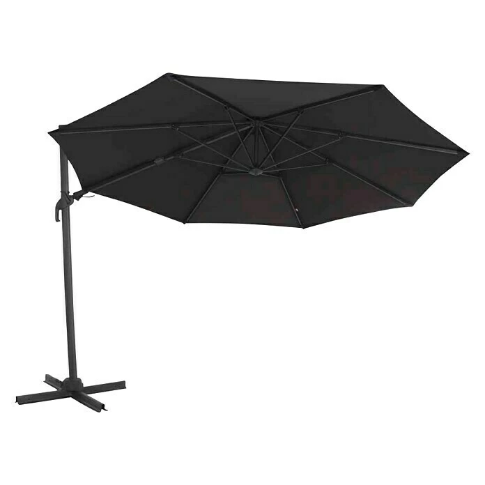 BAUHAUS Siena Garden Ampelschirm California N+ Anthrazit, Durchmesser: 350 Cm 6 BAUHAUS Siena Garden Ampelschirm California N+ Anthrazit, Durchmesser: 350 Cm – Bild 4