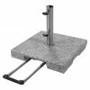 BAUHAUS Doppler Active Granitschirmständer Trolley 33,9 Kg, 45 X 45 Cm -Sonnenschirme Verkaufsgeschäft 12 1500