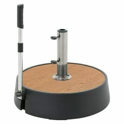 BAUHAUS Doppler Expert Abdeckplatte Easy Move Holz, Passend Für: Doppler Expert Granitschirmständer Easy Move -Sonnenschirme Verkaufsgeschäft 12 1508