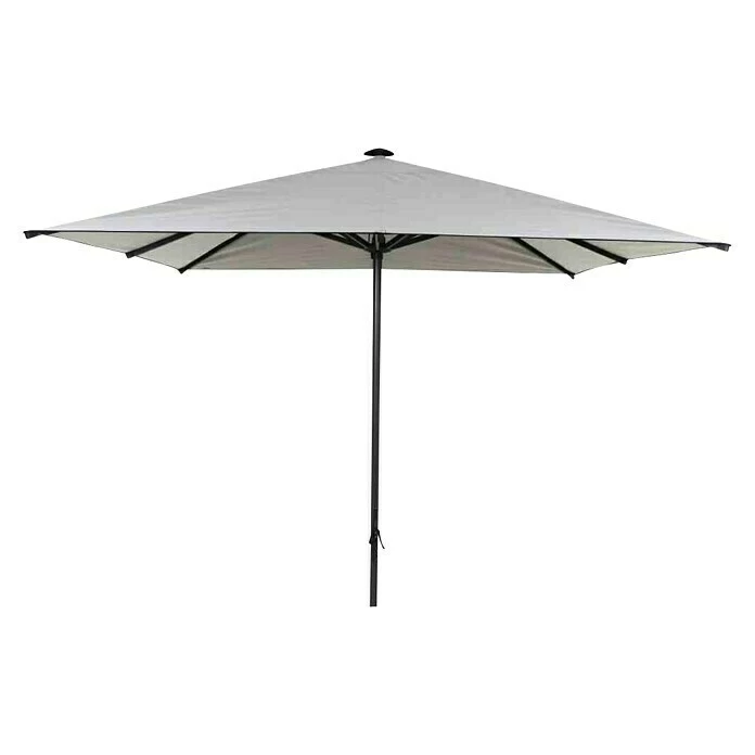 BAUHAUS Siena Garden Sonnenschirm Gastro Hellgrau, L X B: 300 X 300 Cm 3 BAUHAUS Siena Garden Sonnenschirm Gastro Hellgrau, L X B: 300 X 300 Cm