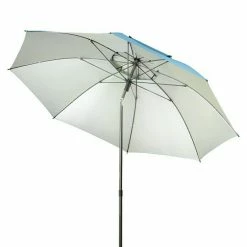 BAUHAUS Derby Sonnenschirm Windprofi Blau, Durchmesser: 200 Cm -Sonnenschirme Verkaufsgeschäft 12 152